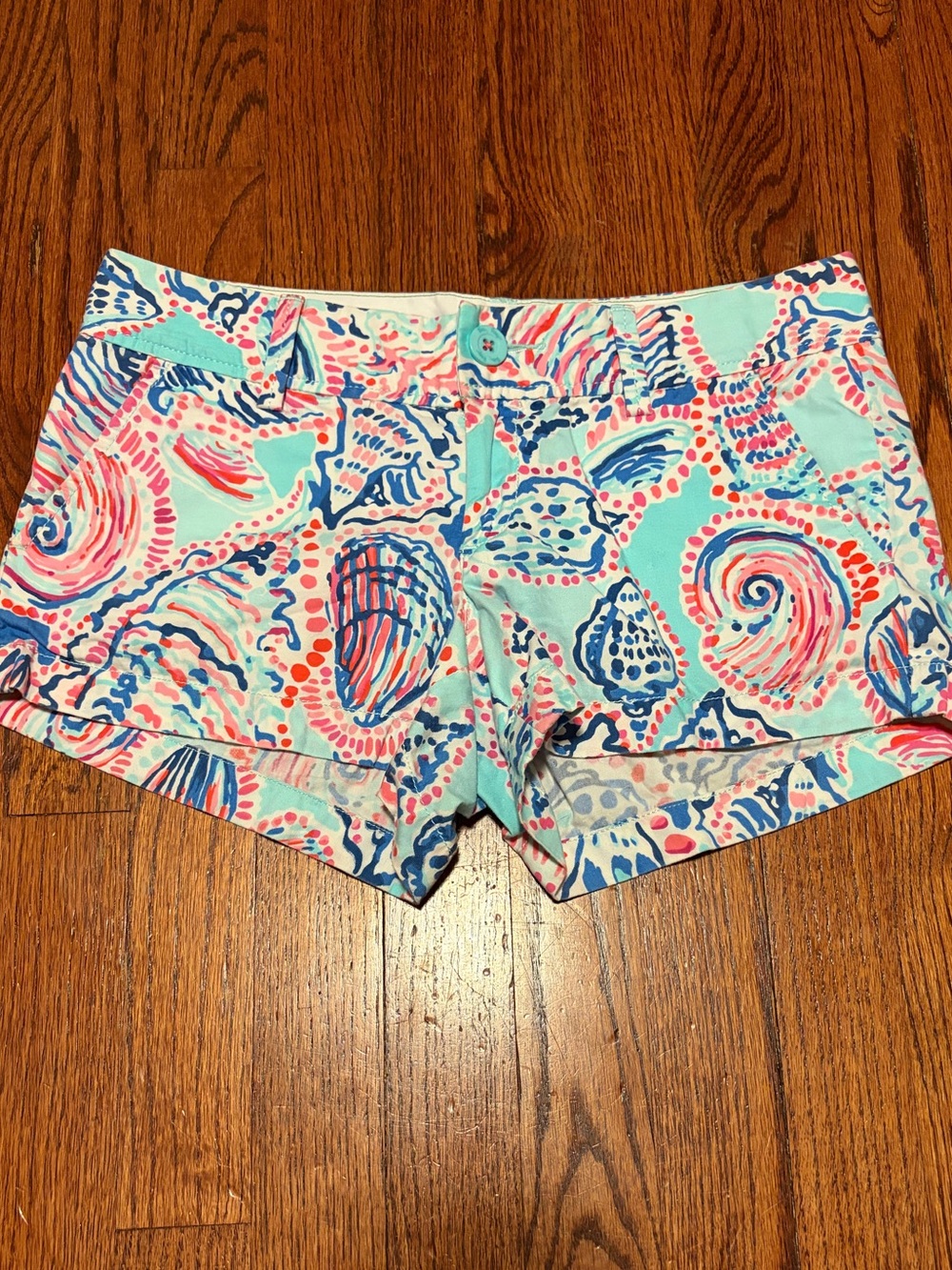 Lilly Pulitzer Shell Me About It Walsh Shorts Size 0